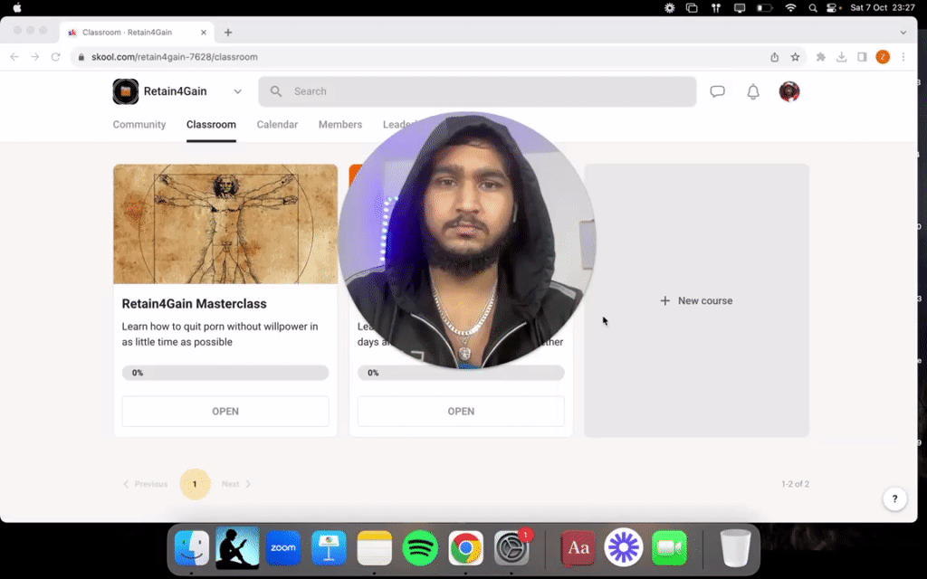 THE FREE COURSE IS HERE BOYS!