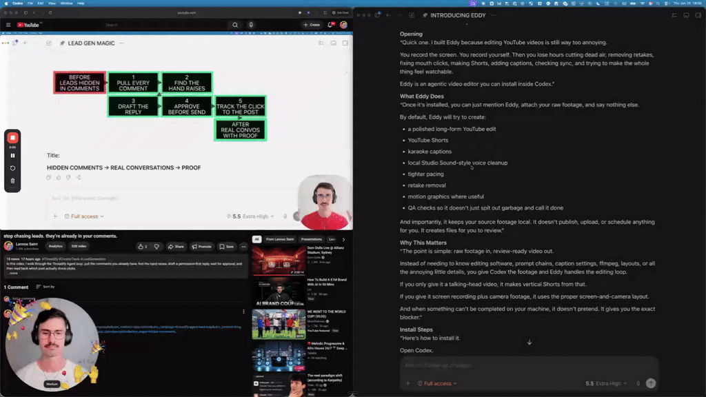 introducing Eddy: the agentic video editor 🦅