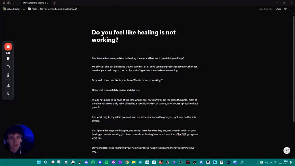 Do you feel like healing is not working?