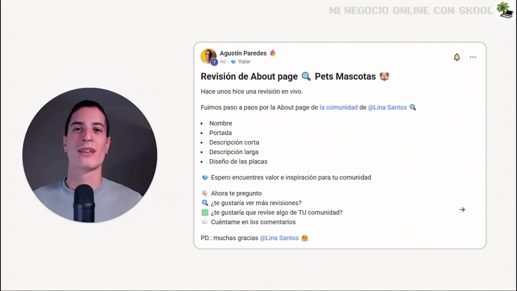 🎁 ¿Quieres que revisemos juntos tu comunidad?