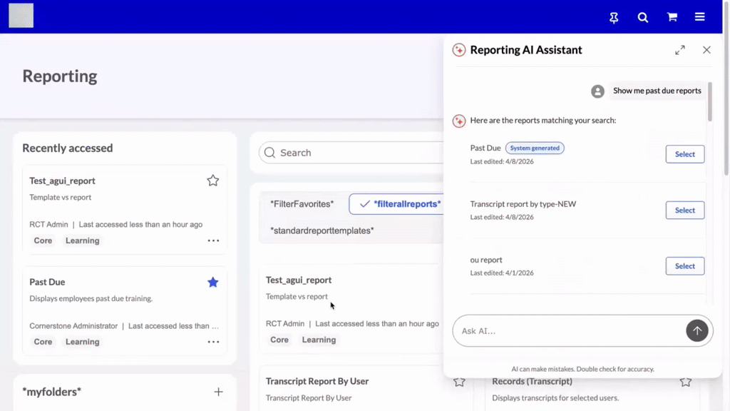 Reporting Assistant: Automated Follow-Up Questions and Feedback