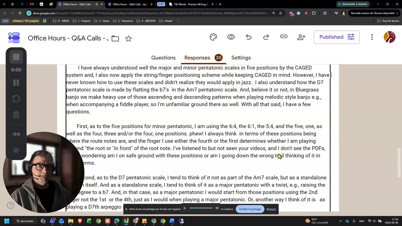 Pentatonics for jazz -- some Q&A and insights