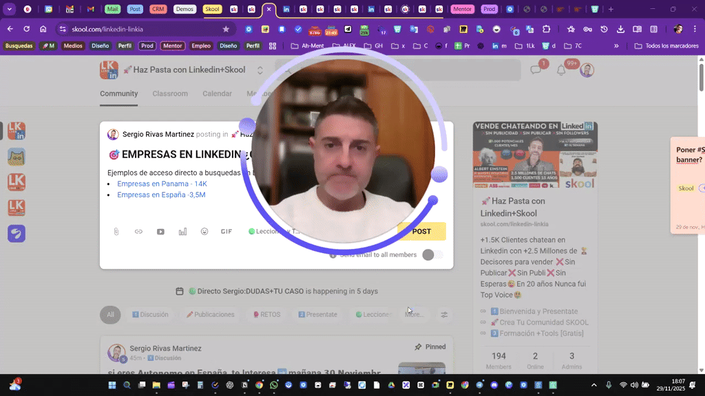 🎯EMPRESAS EN LINKEDIN ¿COMO BUSCAR BIEN SIN PAGAR? ¿Y HABLAR CON SUS CARGOS?➡️[video 15min]