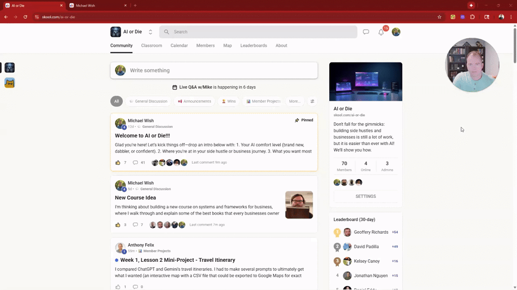 Websites and LinkedIn Links