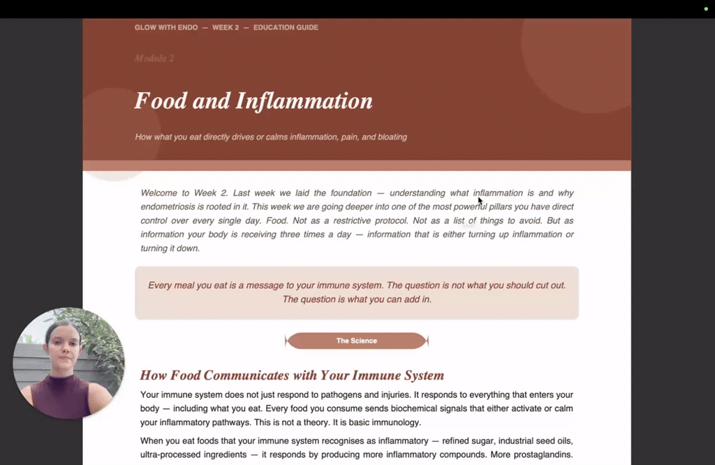 Weekly Educational Post: How to eat for your endo