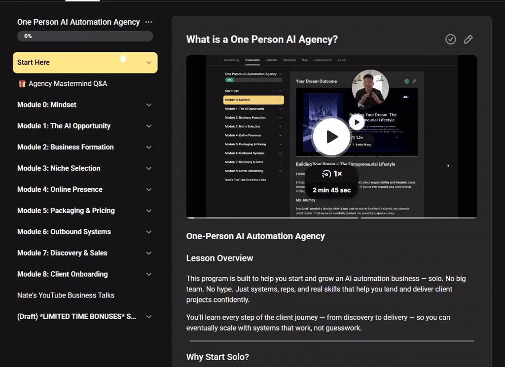 LAST day to claim this huge discount: AI Agency course