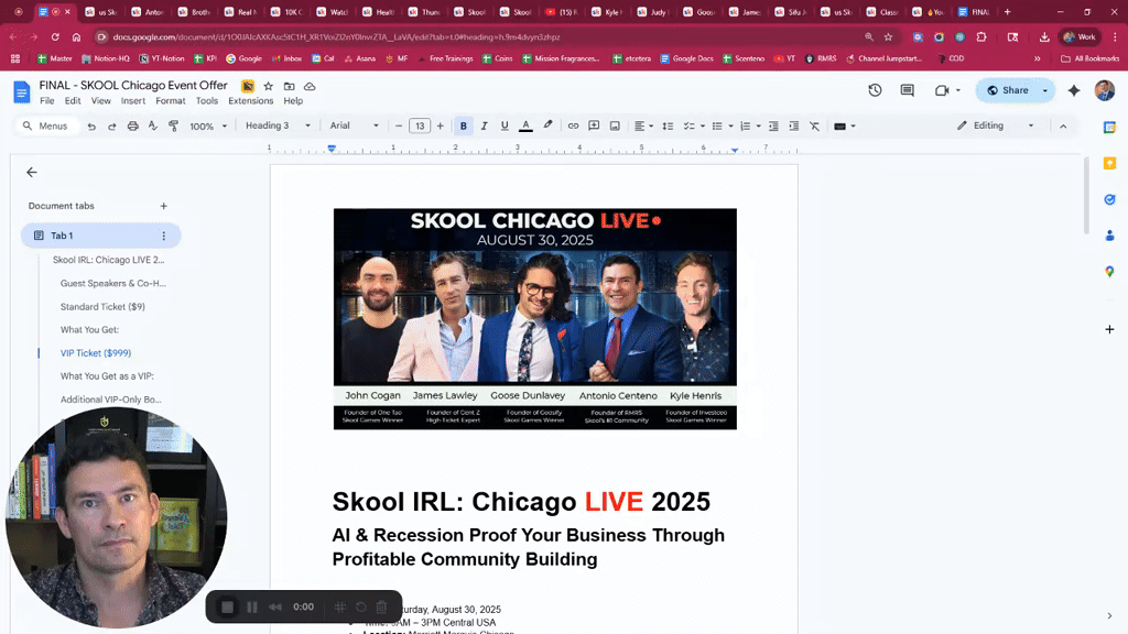 Chicago LIVE August 30th - AI & Recession Proof Your Business / Scale With Systems