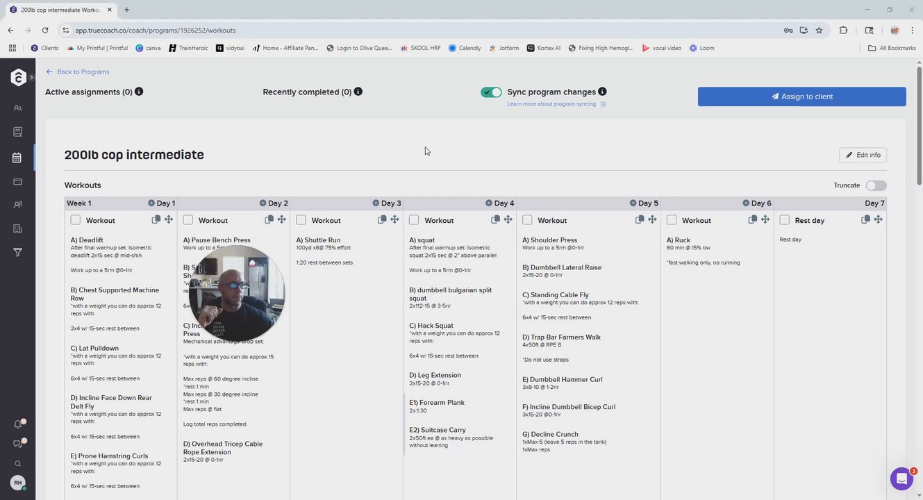 I walk you through EXACTLY how I build a custom training program