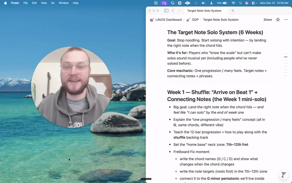 New: The Target Note Solo System — first round starts Jan 12