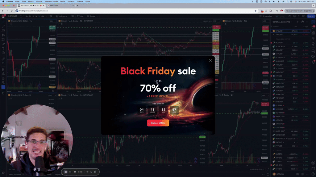 🚨 TradingView al 70% de descuento ✅