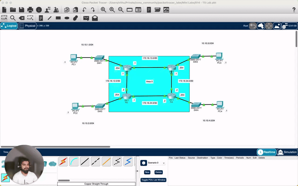 ⚔️ Lab Challenge #13 - OSPF Adjacency Issue