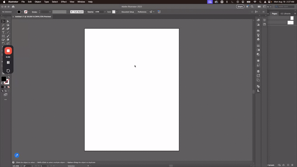 EscapeKey Not working to exit text box | Adobe Illustrator version 29.7.1 - 18 August 2025