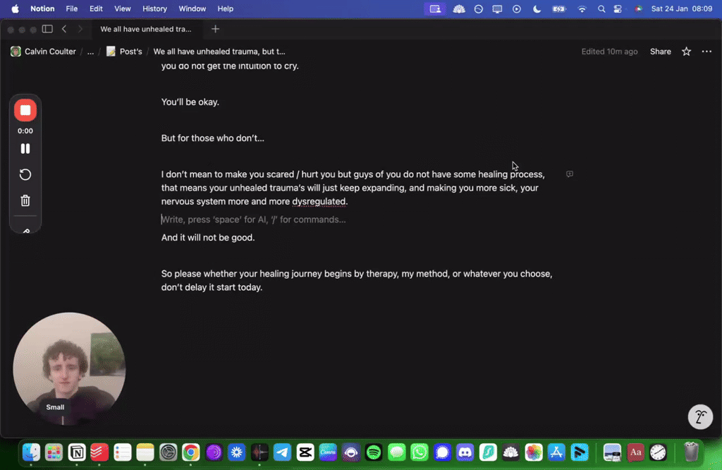 We all have unhealed trauma, but that’s okay