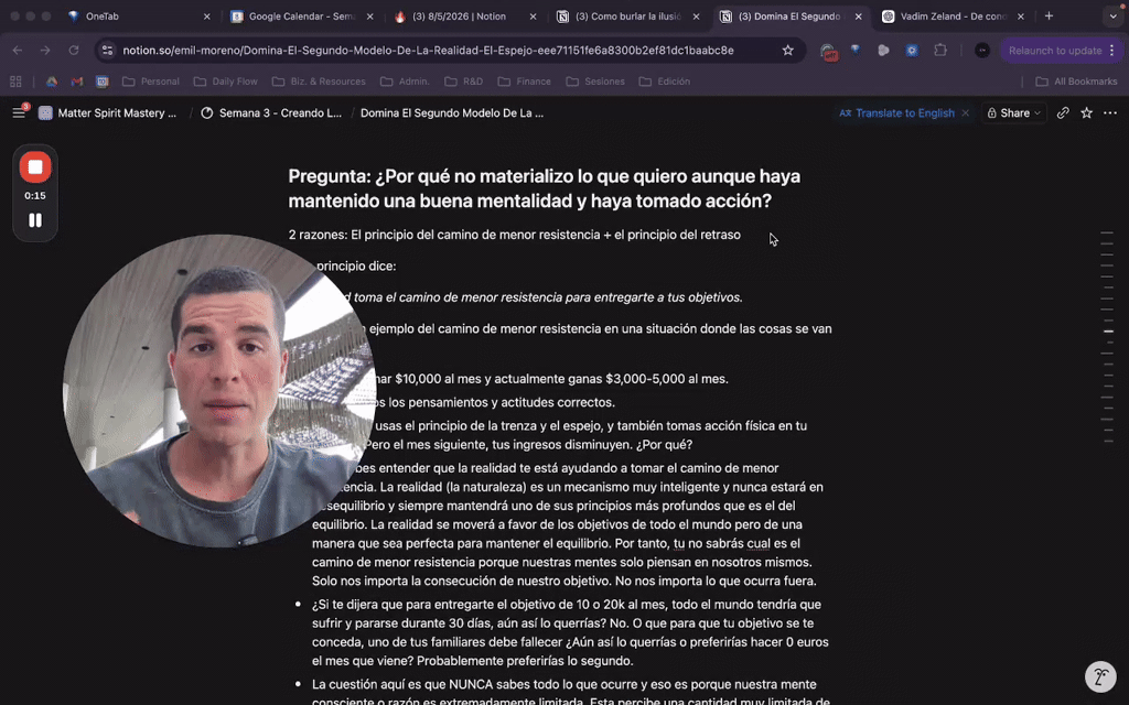 Porque no materializas a pesar de tu acción y mentalidad alineada