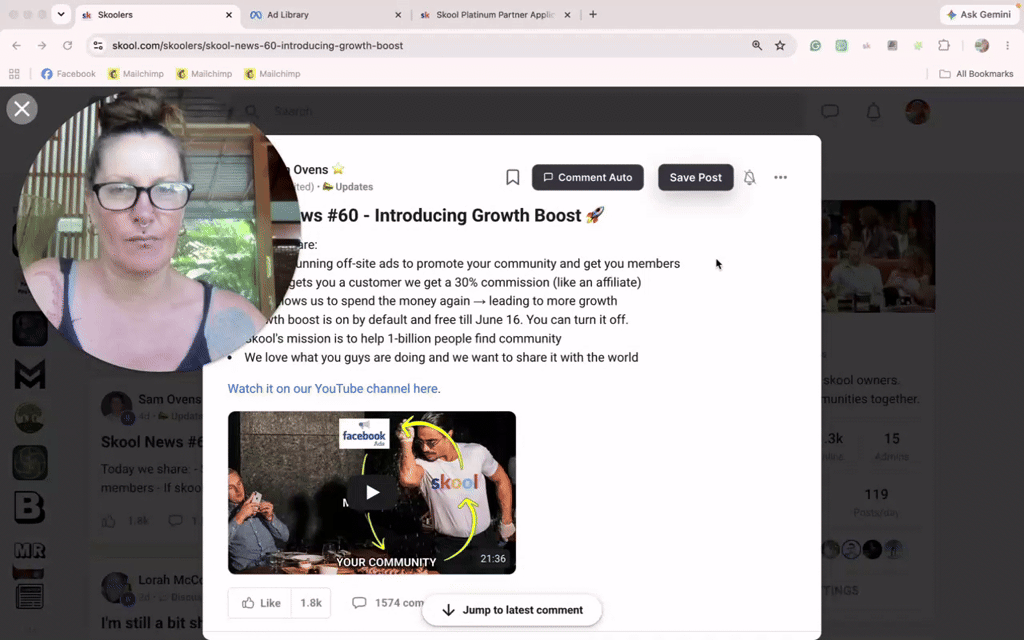 Lets talk about this Skool Growth Boost thing because my curious brain would not let it go 😅