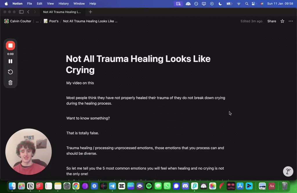 Not All Trauma Healing Looks Like Crying