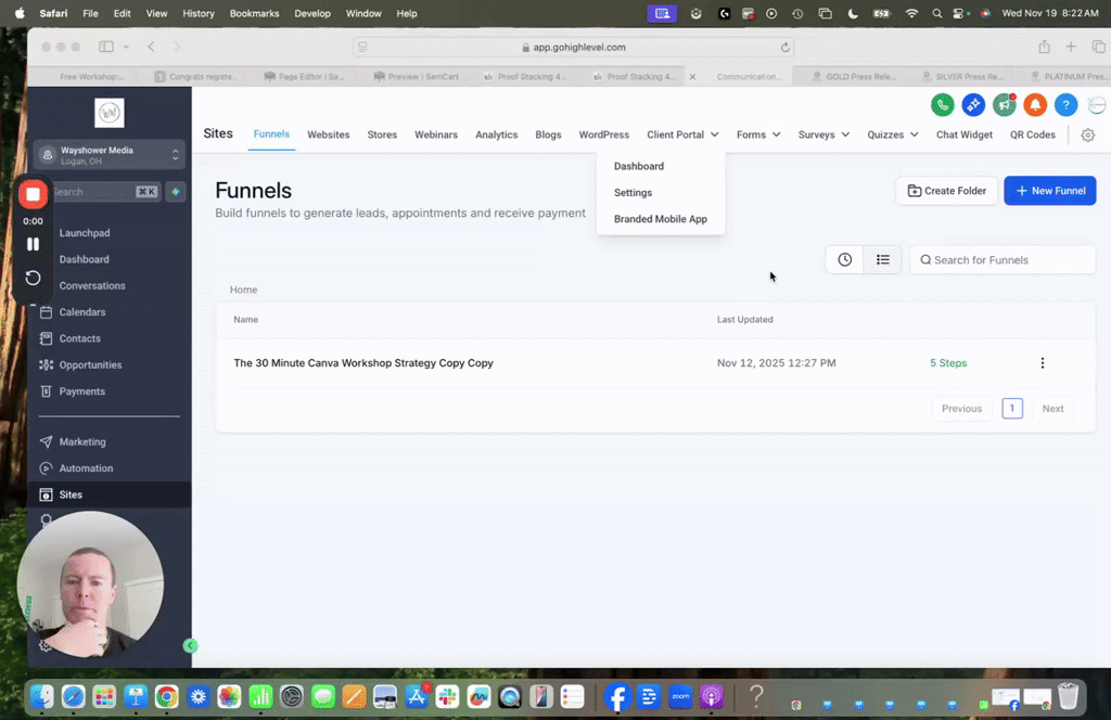 GoHighLevel Automations (Workflows) + Pipelines Training.