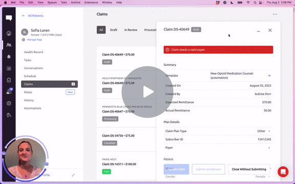 DocStation Medical Claim Processing Improvements