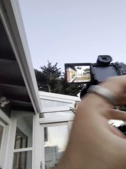 Gimbal over the bushes — POV training clip