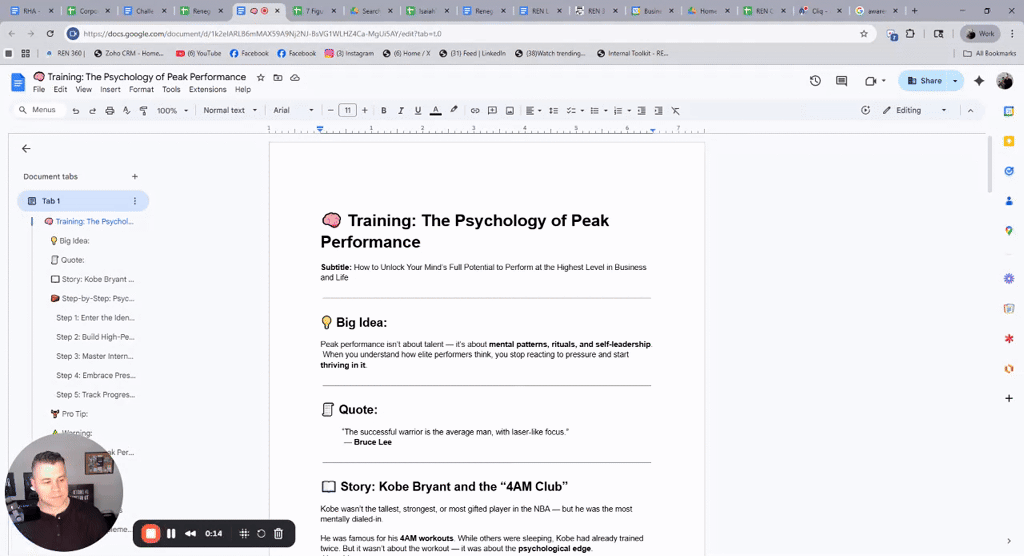 The Psychology of Peak Performance