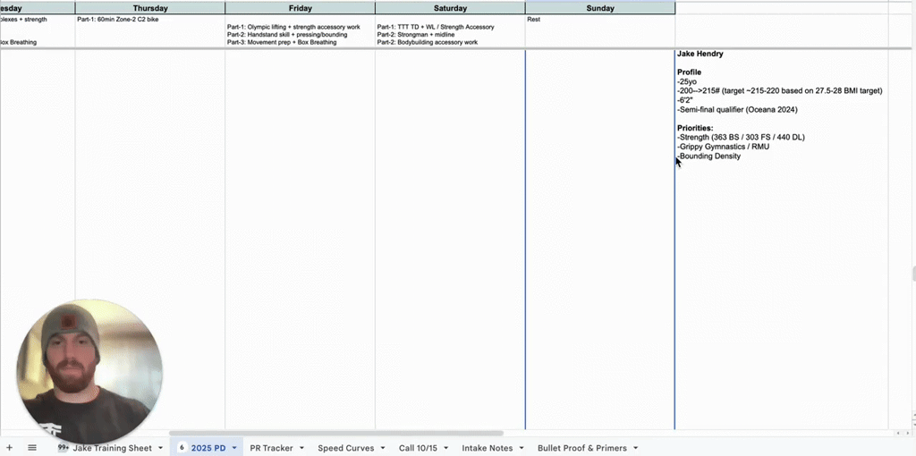 Programming with Kyle EP2: Building Strength on a Bigger Frame