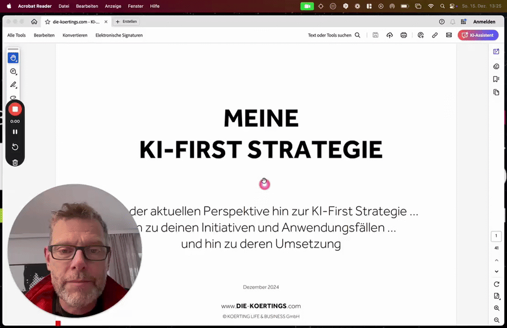 In 12 Schritte zur KI-First Strategie ... ein Einblick