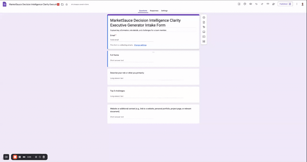 WIN: My Gamma API Content Submission - MarketSauce Decision Intelligence Clarity Executive