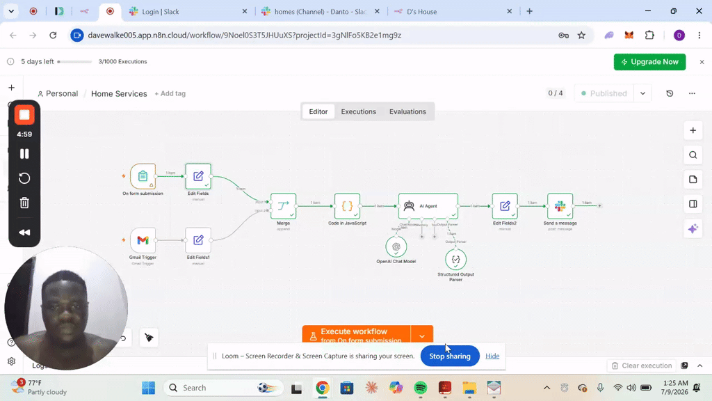 Inbox triage agent that extracts tasks and deadlines