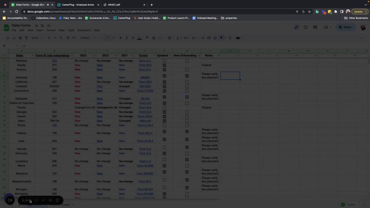Preview of Verifying Updated Forms and Updating the Title
