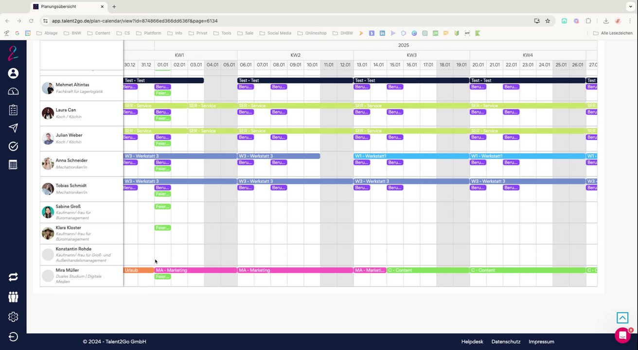 Preview of Zu vermittelnde Themen im Phasenplan