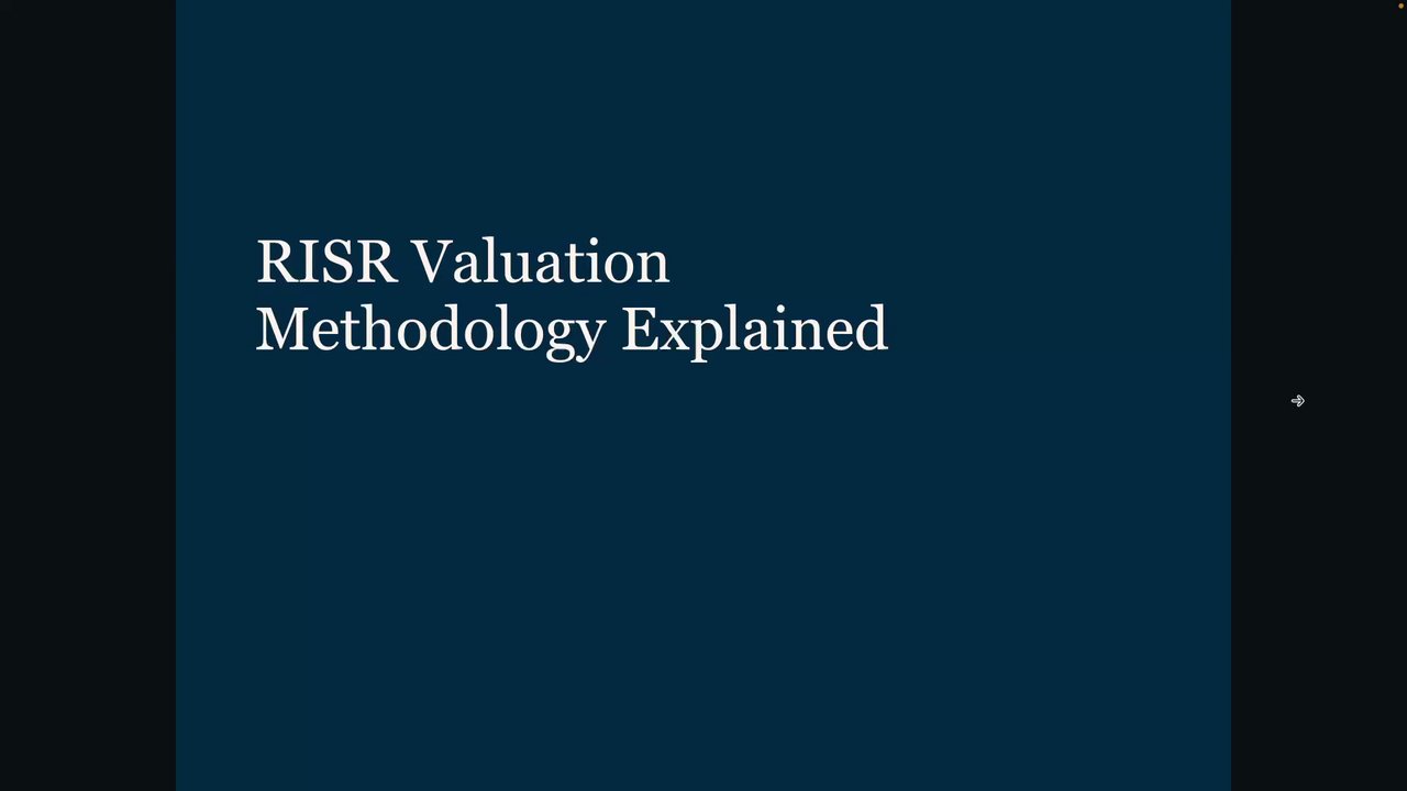 Preview of RISR Valuation Methodology