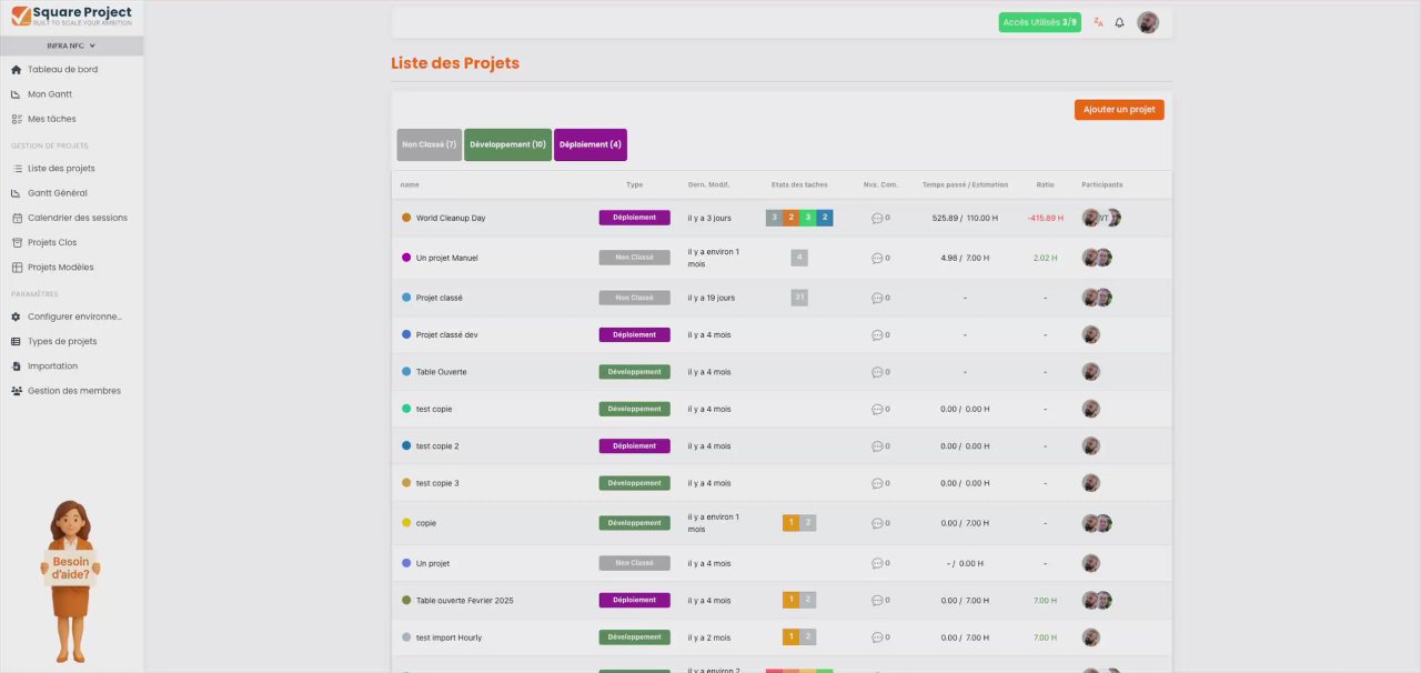 Preview of [Doc Square Project] Créer un projet