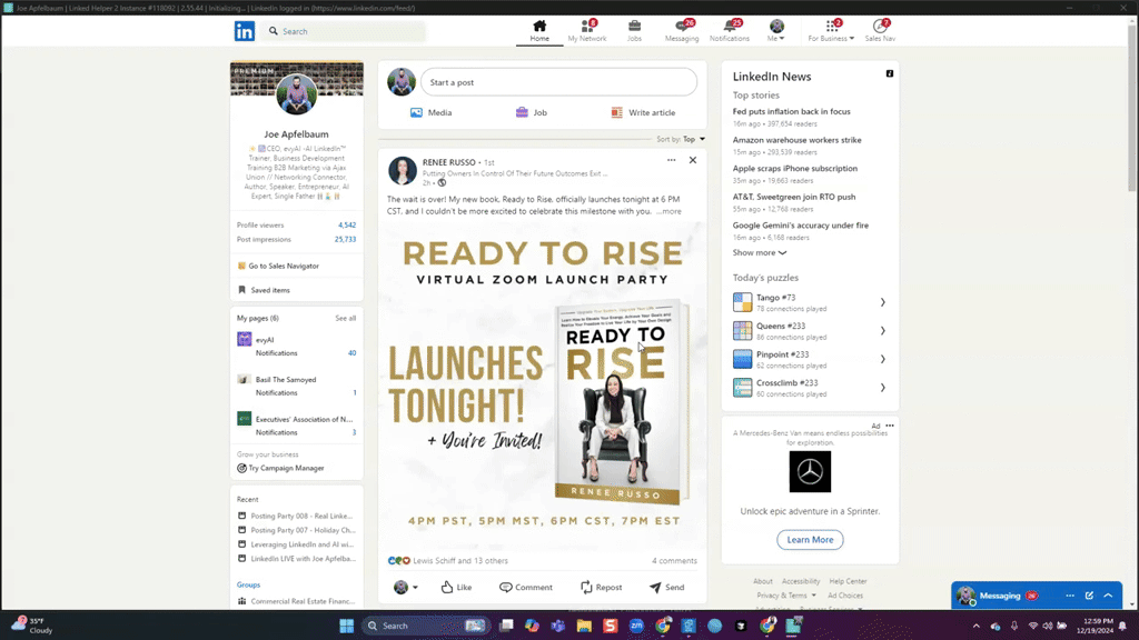 How to DownLoad LinkedIn Sales Nav Lists - LinkedIn Tips · AI for ...