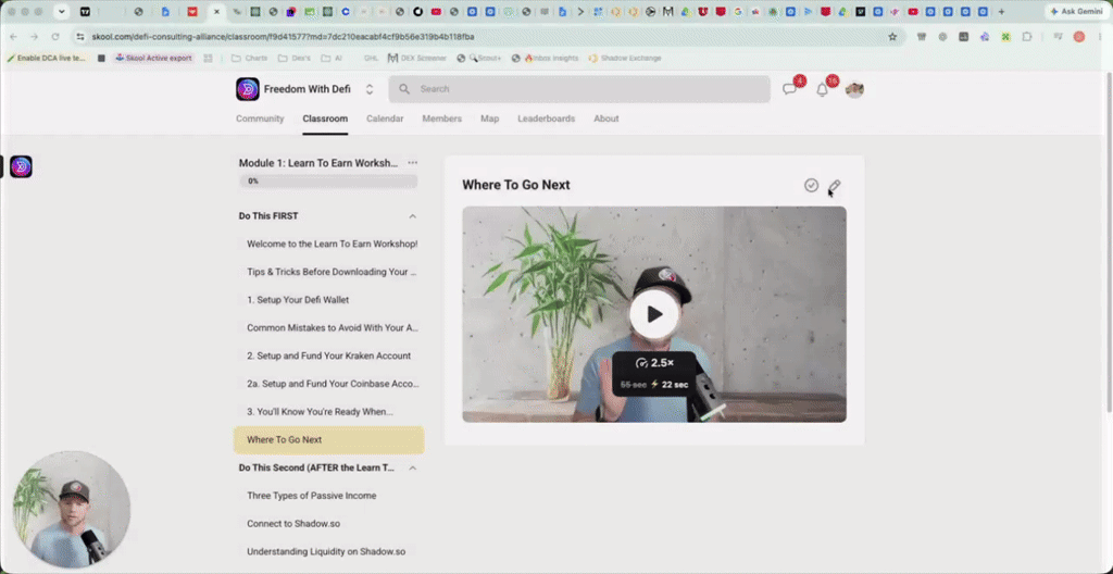 Brand new passive income and security modules added in the classroom!
