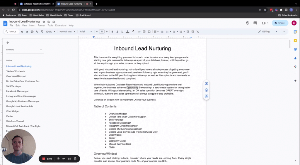Lead nurturing intro lvl 2 inbound lead nurturing gohighlevel w