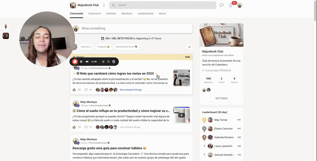 FALTAN 2 DÍAS PARA EL RETO DE PRODUCTIVIDAD, AGÉNDATE