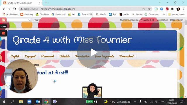 Grade 4 With Miss Fournier Homeschool