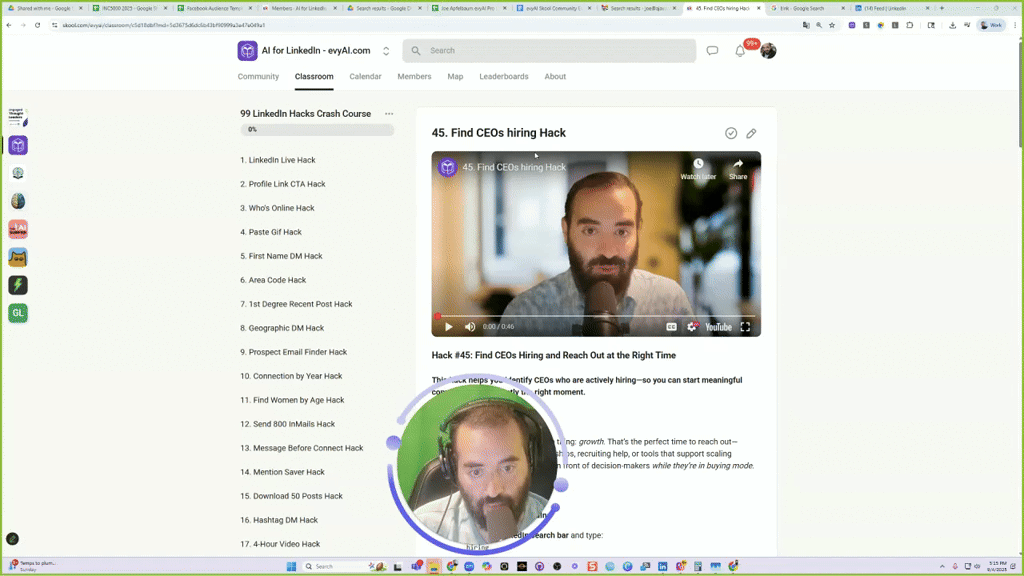 Hack 45 Lets you find CEOs that are Hiring! Wow · AI for LinkedIn ...