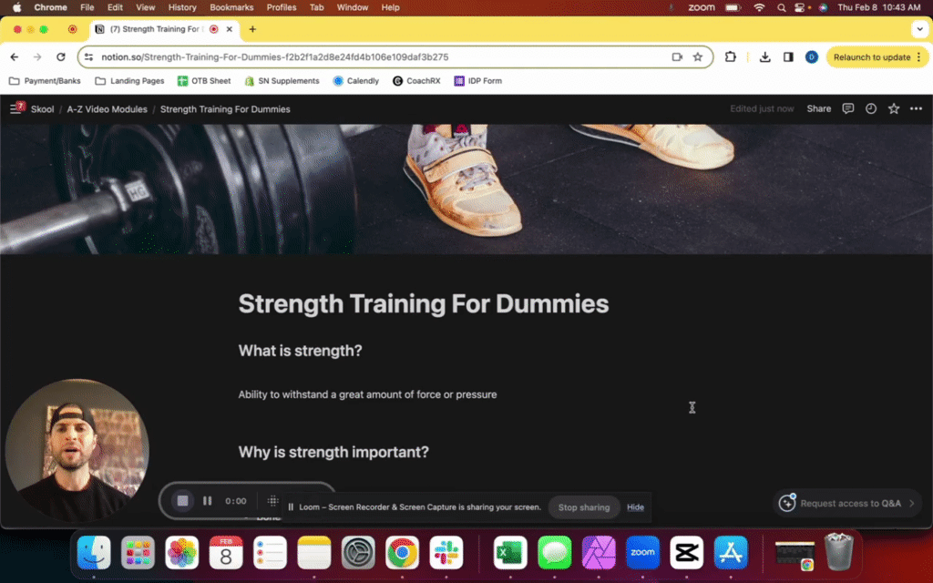 Strength Training For Dummies Foundations · The Block