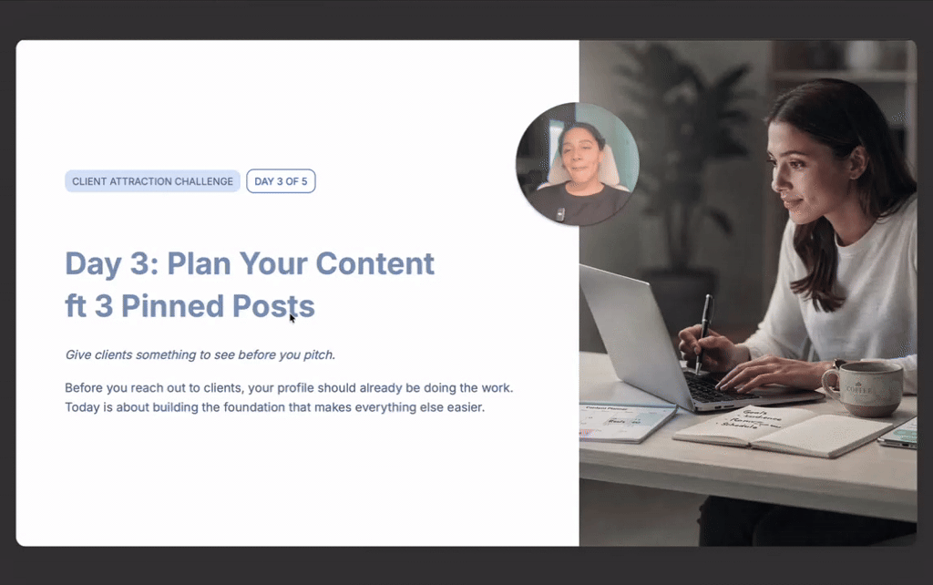 🚨 CLIENT ATTRACTION CHALLENGE — DAY 3 IS LIVE 🚨