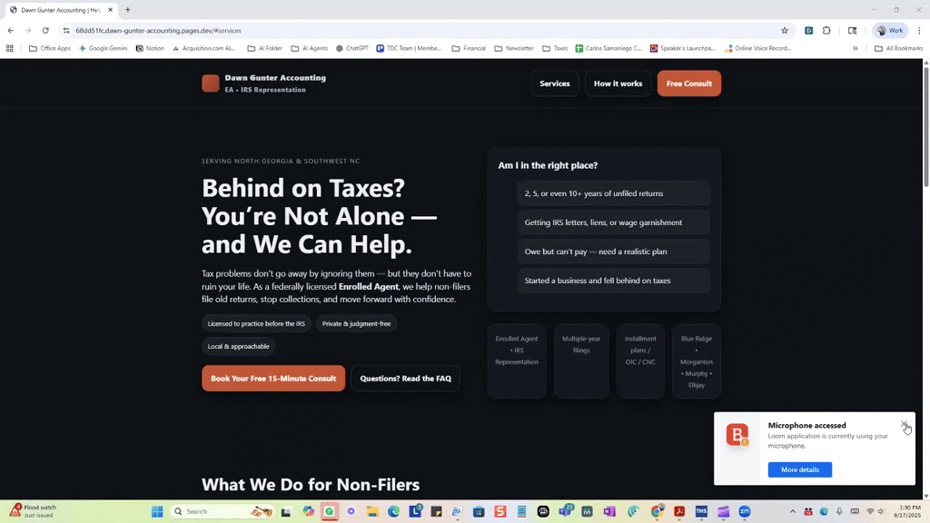 Landing Page Review