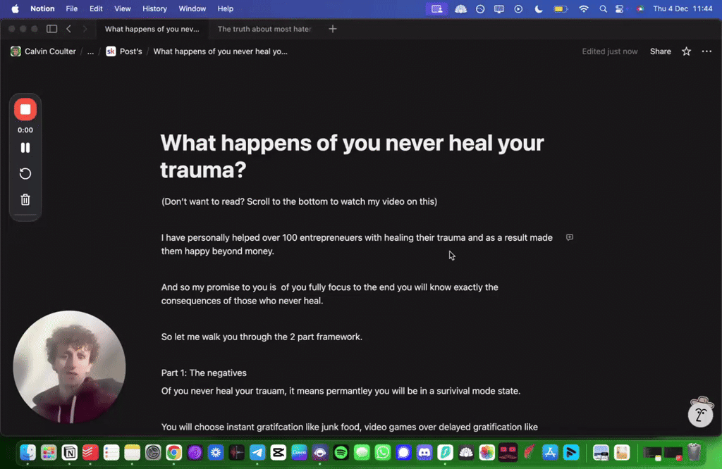 What happens of you never heal your trauma?
