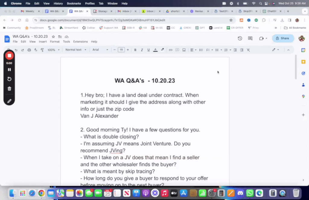 Weekly Questions 10.17.23 💸