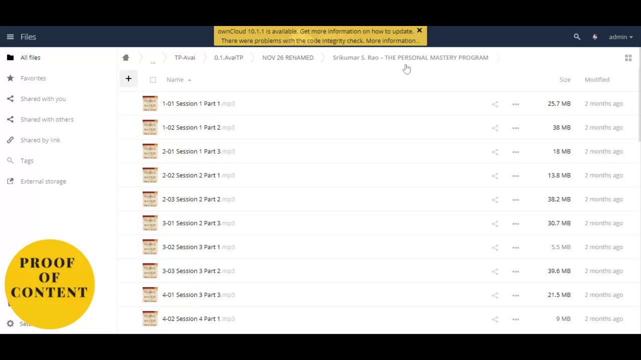 Preview of Srikumar S. Rao – THE PERSONAL MASTERY PROGRAM 