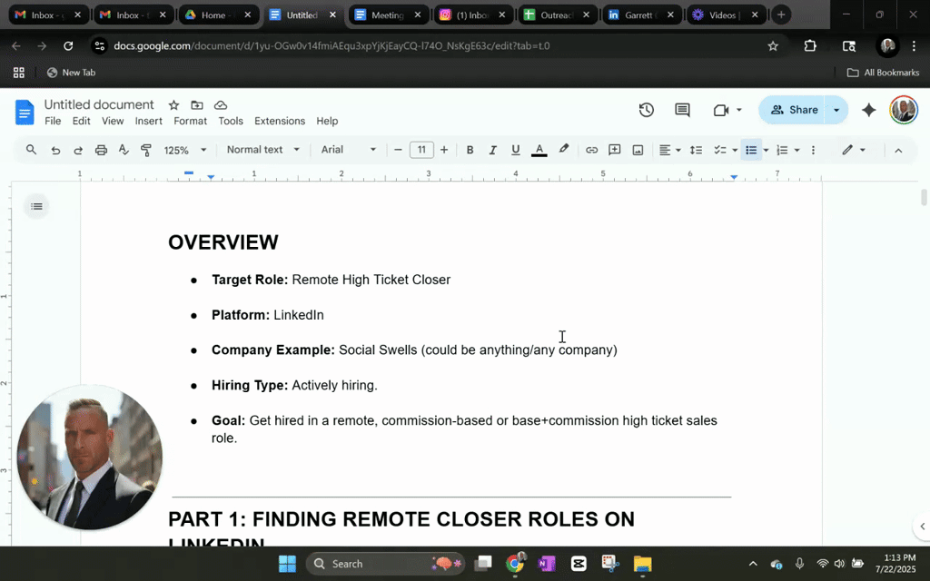 Securing Remote Closer Roles Through LinkedIn
