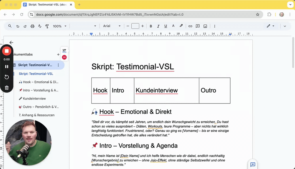 ⭐️ Der Testimonial-VSL