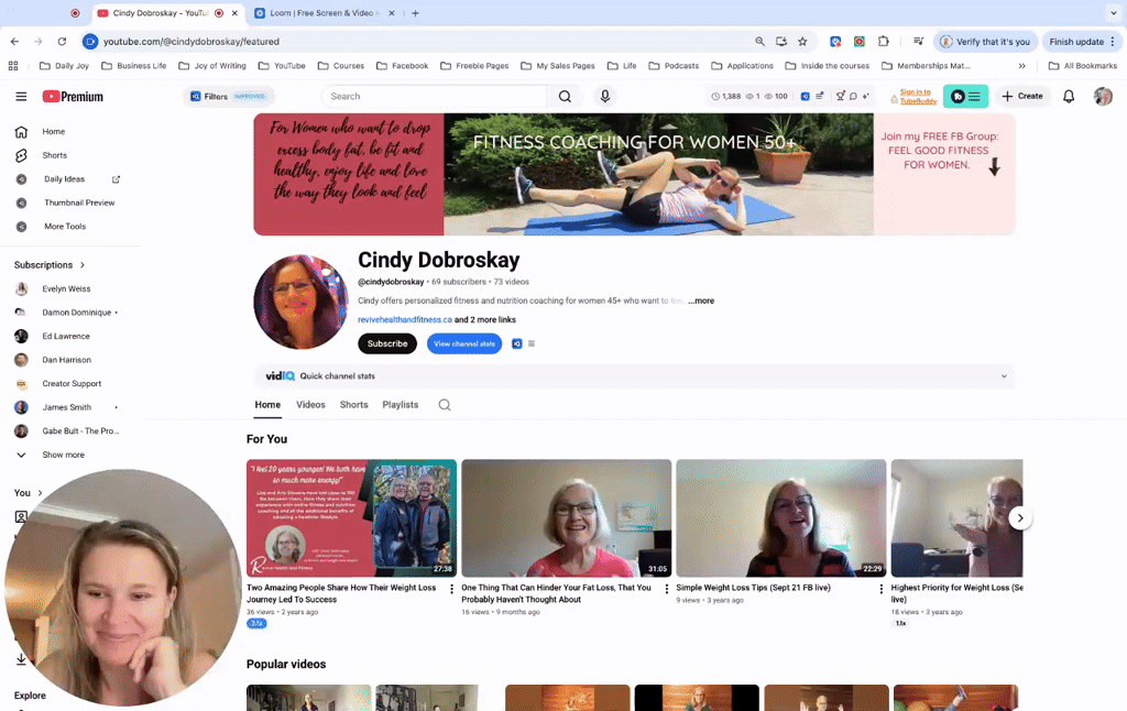 Member YouTube Question - Should I revive my channel? - Cindy