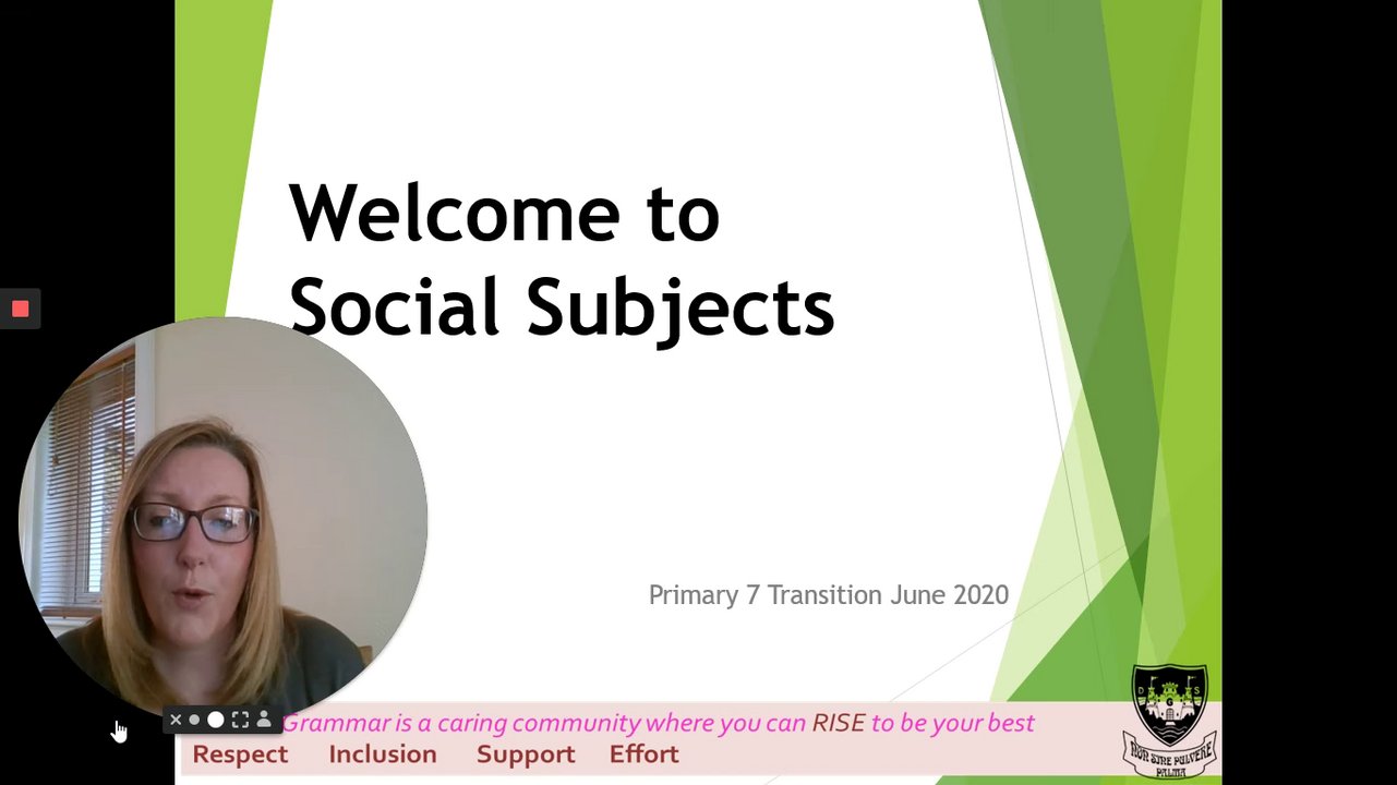 Preview of Social Subjects P7 Transition video