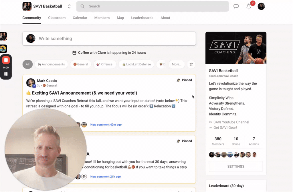 Next Month's Focus for SAVI Coaches 🏀