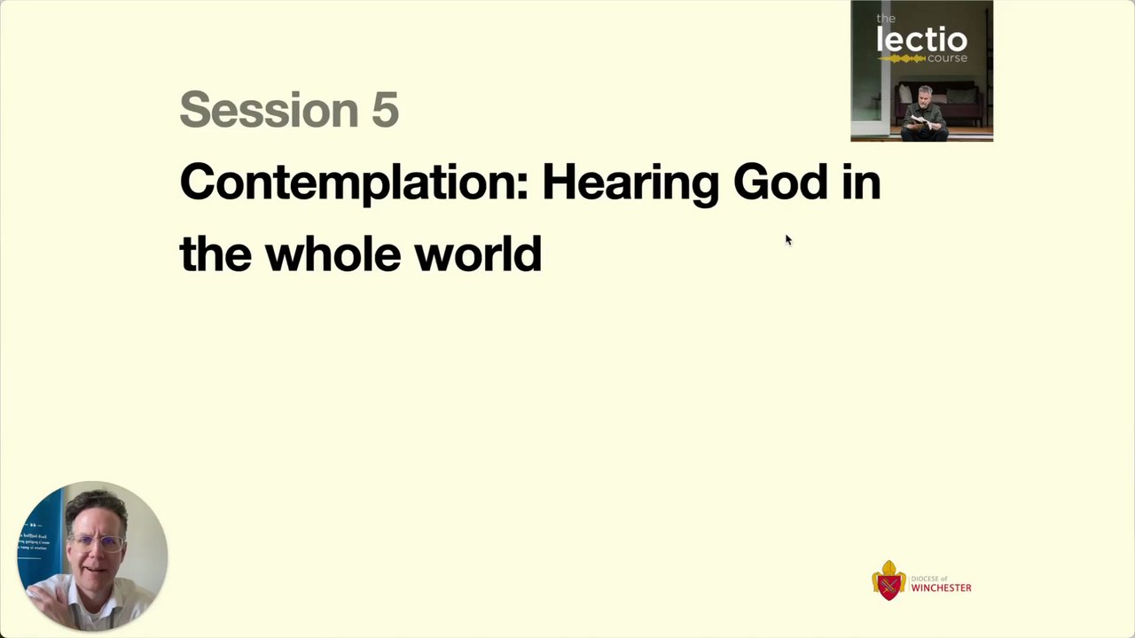Preview of Lectio Course Session 5